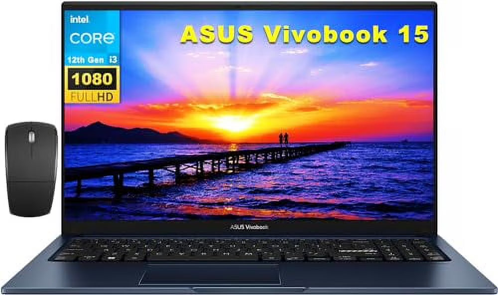 15.6" FHD Display Intel Core i3-1215U 16GB RAM 1TB SSD Windows 11 Home Laptop C5504