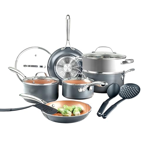 15 Pc Non Stick Ceramic Cookware Set Q93937