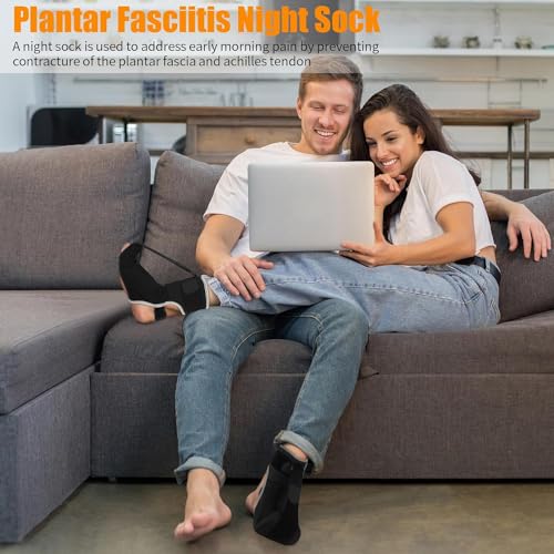 Plantar Fasciitis Night Splint Sock Black (Small) G423477