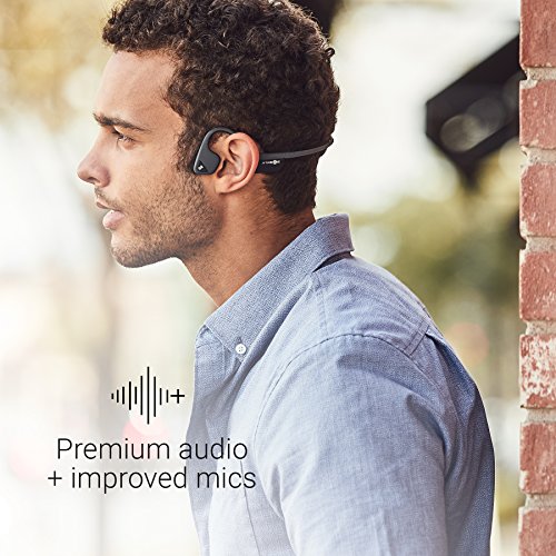 Canyon Red Bone Conduction Wireless Bluetooth Headphones with Reflective Strips M6824