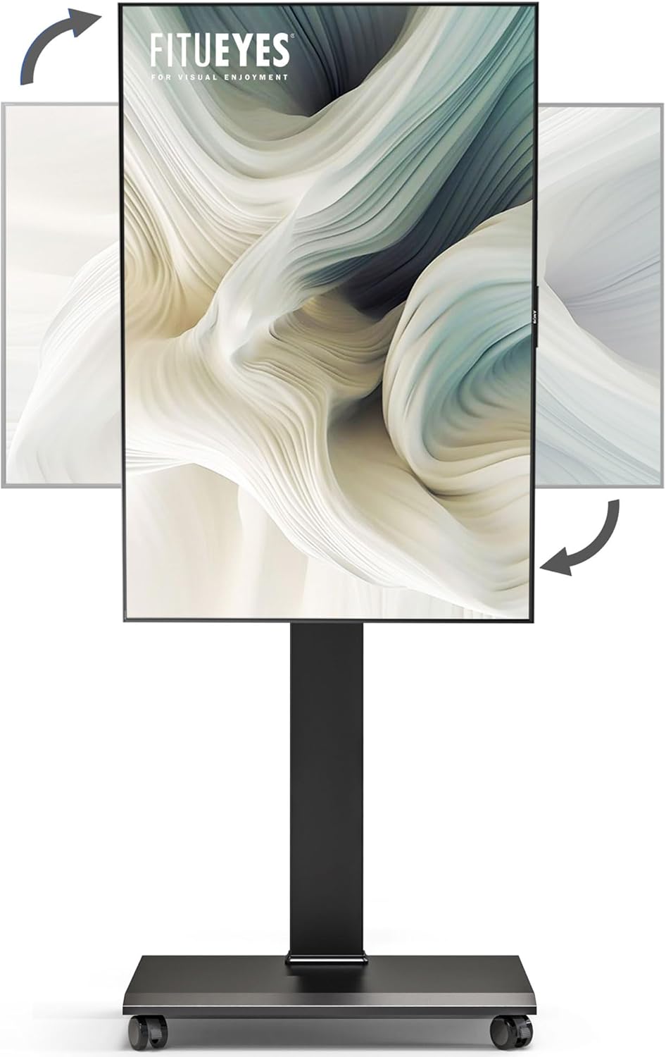 Table Top TV Stand for 50-85 inch TVs and Rolling TV Stand for 32-75 Inch TVs Z360