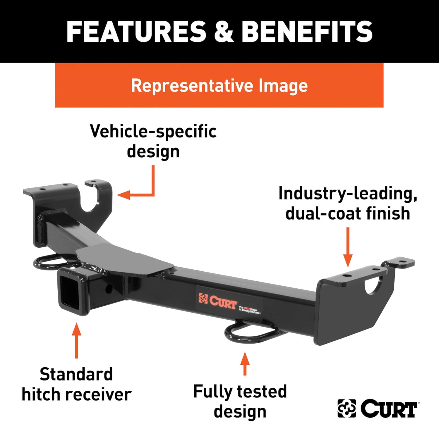 2-Inch Front Receiver Hitch Y554510