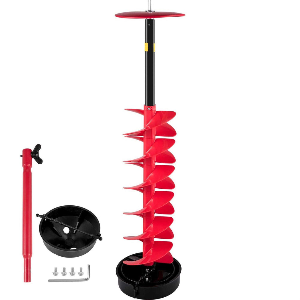 Red Nylon Ice Auger Bit 8”x39” Z3095