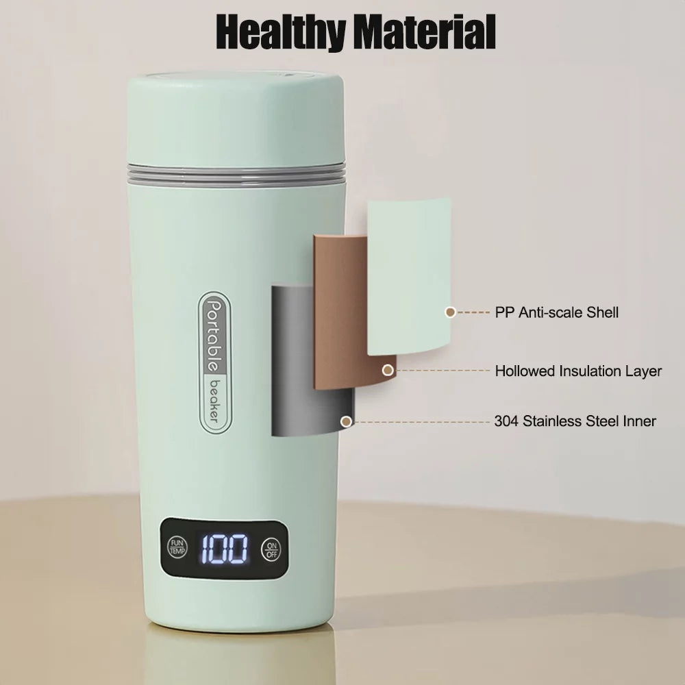 Stainless Steel Portable Electric Kettle, 350ml O86959