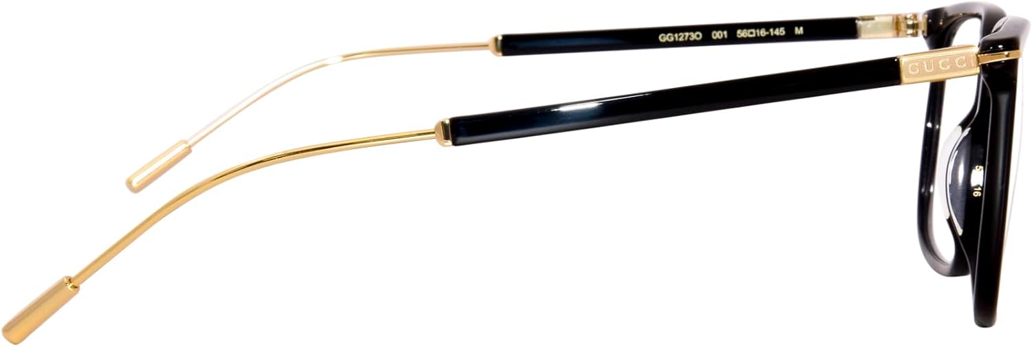 Black Rectangle Men's Eyeglasses A5108