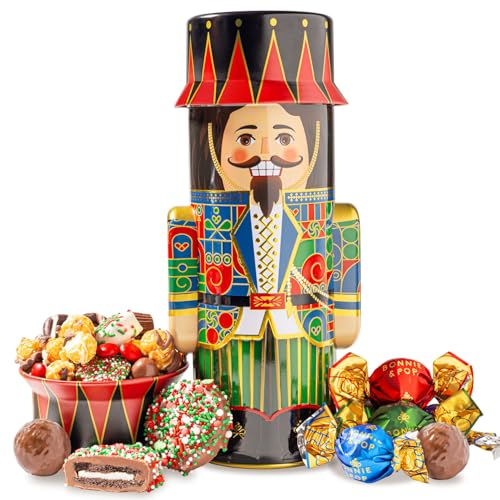 Christmas Gift Baskets with Chocolate, Cookies, Gourmet Snacks, Candy Brittle G359722