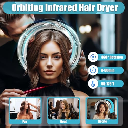 White 1250W Infrared Hair Dryer K49681