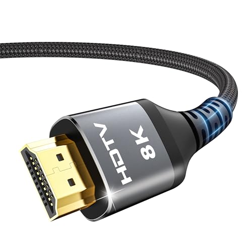 8K HDMI Cable 3FT 4-Pack, High Speed 48Gbps HDMI 2.1 Cord P378757