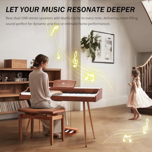 88-Key Weighted Action Digital Piano with Triple Pedal M134
