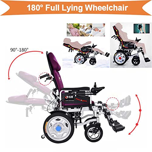 Grey Electric Wheelchair with Flip-Back Armrest & Swing-Away Leg Rests O892910