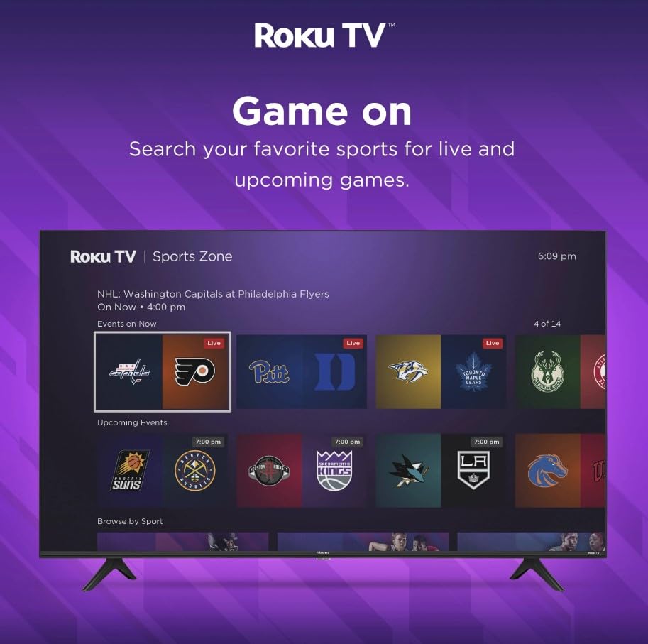 50 Inch 4K Ultra HD LED Smart Roku TV (Refurbished) S2798