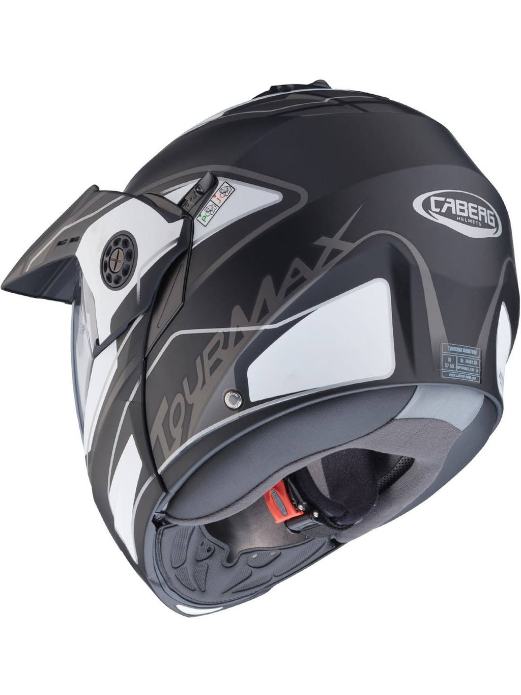 Black Tourmax Motorcycle Helmet U378742