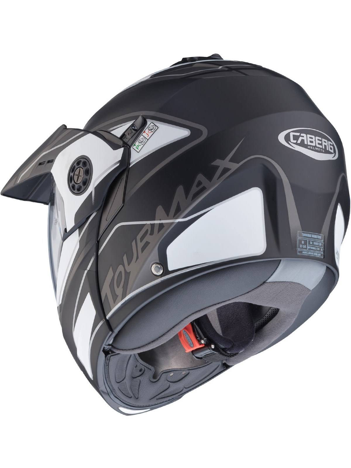Black Tourmax Motorcycle Helmet U378742
