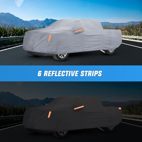 Heavy Duty Waterproof Car Cover with Zipper Cotton H165