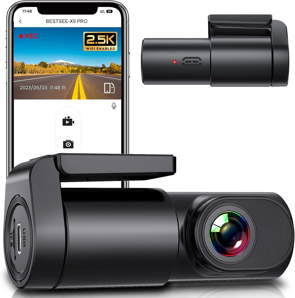 2.5K Car Dash Cam with Night Vision D225