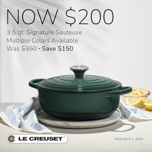 3.5 qt. Enameled Cast Iron Sauteuse Oven V113611