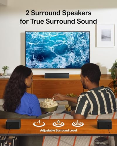 5.1CH Surround Sound Bar with Subwoofer, Dolby Atmos, 300W H185