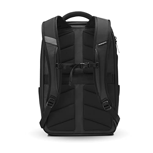 20L Water Resistant Expandable Black Backpack A424