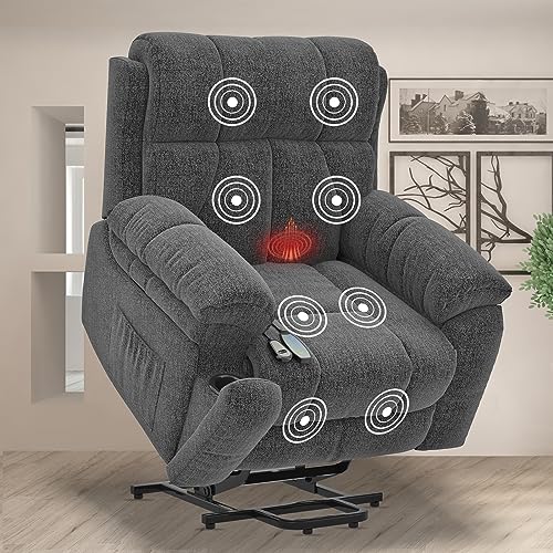 Super Oversized Lift Recliner with Massage and Heat Y58118