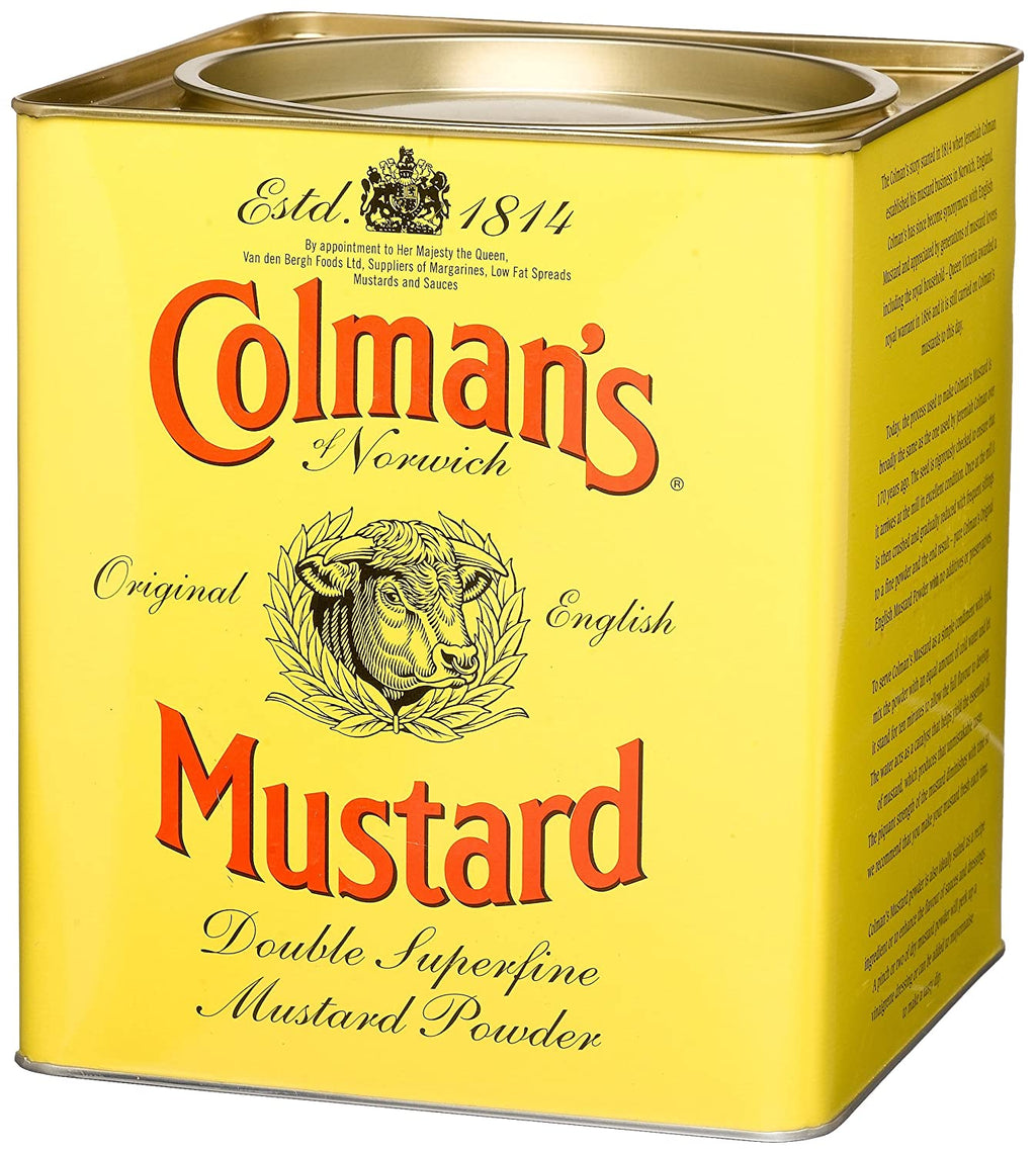 Double Superfine Mustard Powder, 4 Pound 6 Ounce Tin X421630