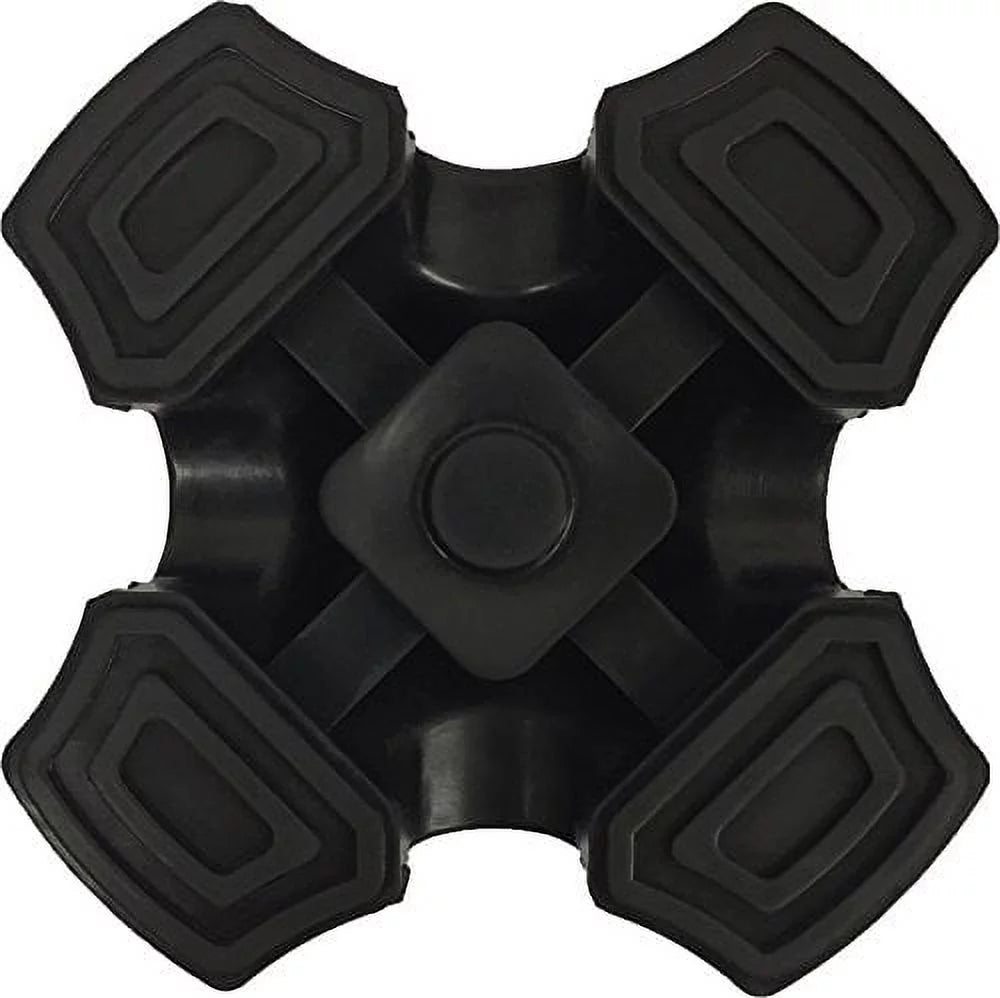 Walking Cane with All Terrain Rubber Quad Tip Base and Carrying Strap X446681
