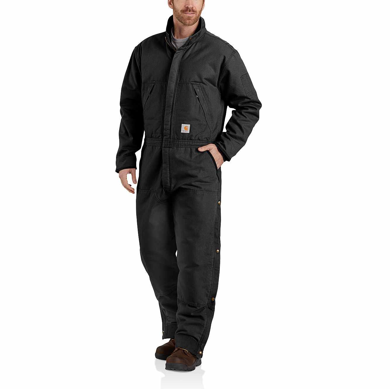 Black 3XL Insulated Coverall W334132