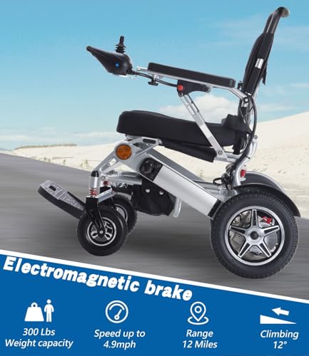 Foldable Reclining Electric Wheelchair E633