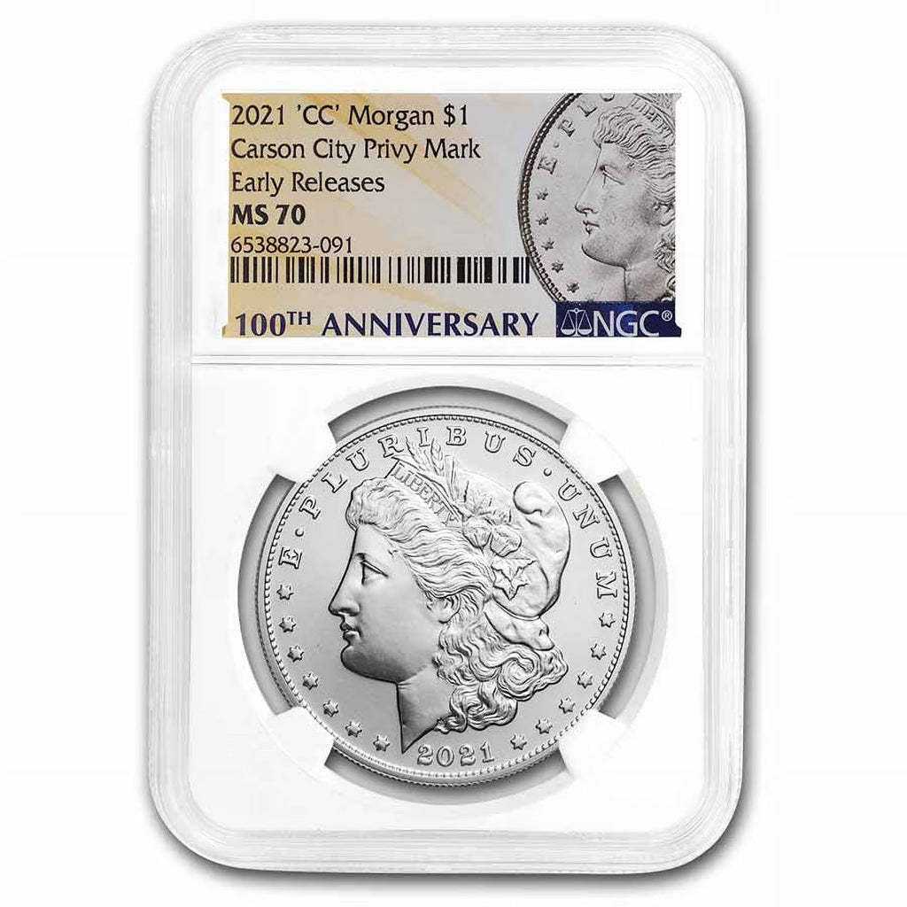 Silver Morgan Dollar MS-70 NGC M118