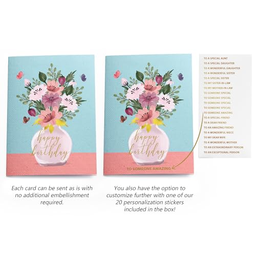 30 Unique Christmas Cards with Envelopes 4x6 and Gold Sealing Stickers Boxed Greeting Cards Set M330831