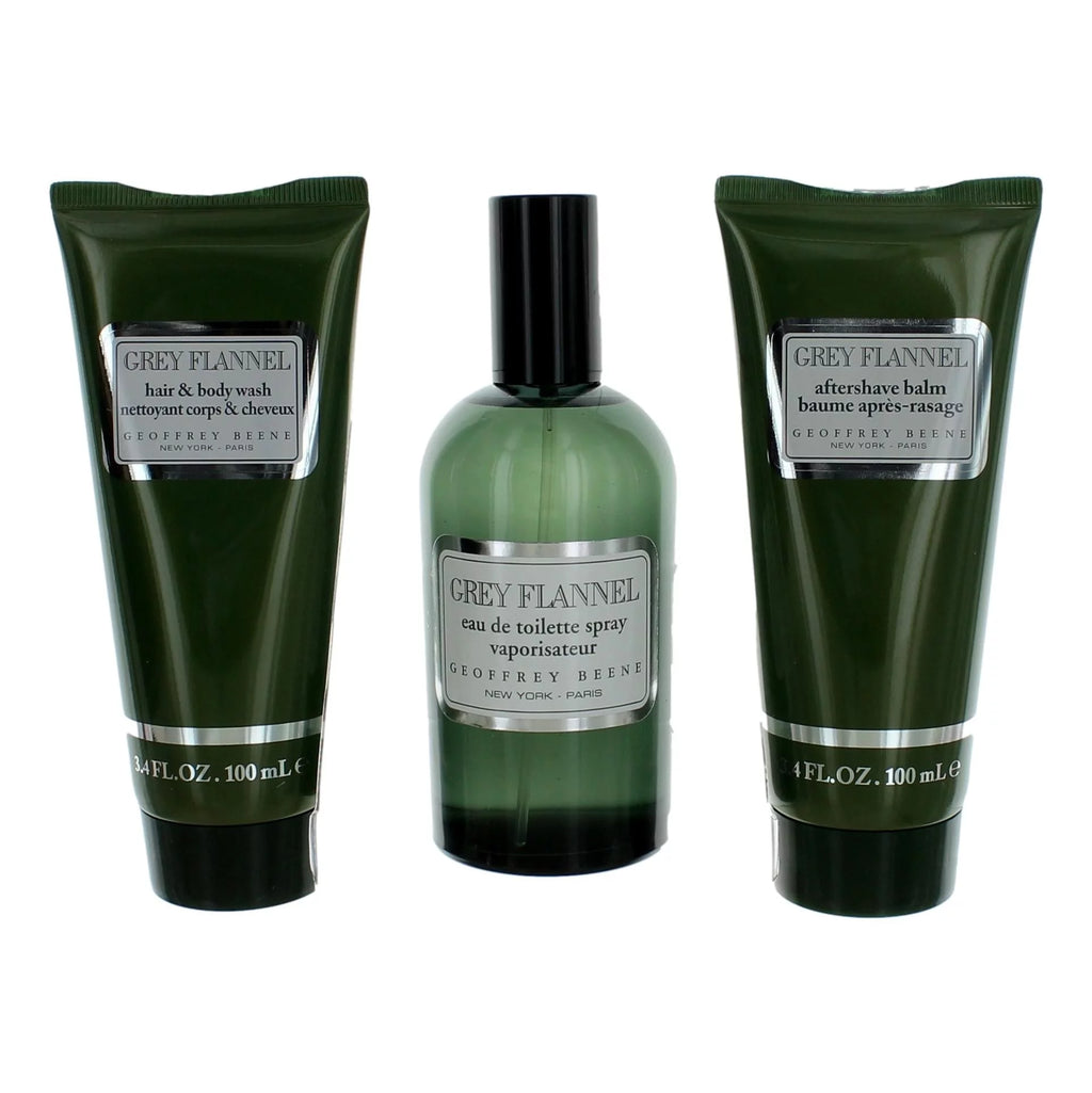 3 Pc Gift Set EDT Spray, After Shave Lotion, Hair and Body Wash S783557