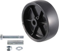 6-Inch Black Plastic Boat Trailer Jack Wheel O949