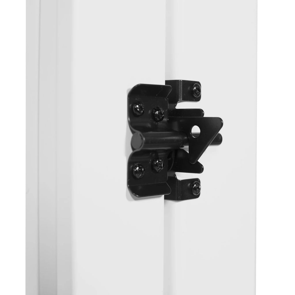 White Vinyl Picket Fence Gate D517384