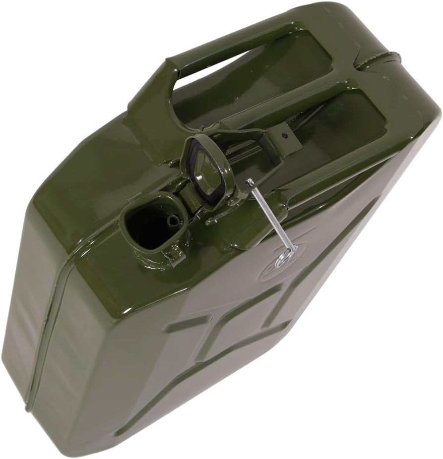 20L 5 Gallon Cold-Rolled Plate Gas Can with Flexible Spout Z478609