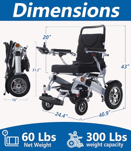Foldable Reclining Electric Wheelchair E633