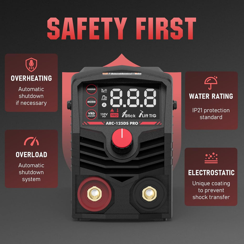Large LED Display 125Amp Stick Welder E278