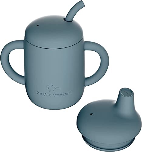 Sippy Cups 7OZ, Silicone Straw Cup B251317