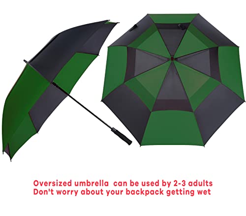 Large 62 Inch Double Canopy Windproof Waterproof Golf Umbrella B14334