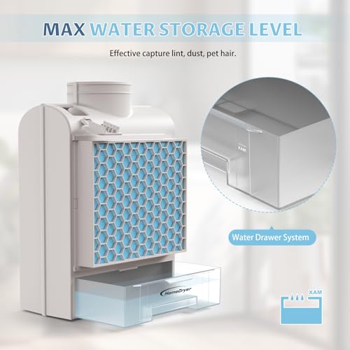 3-in-1 Indoor Dryer Vent Kit with Stainless Steel Screen Filter and 6 Extra Polyester Filters E147