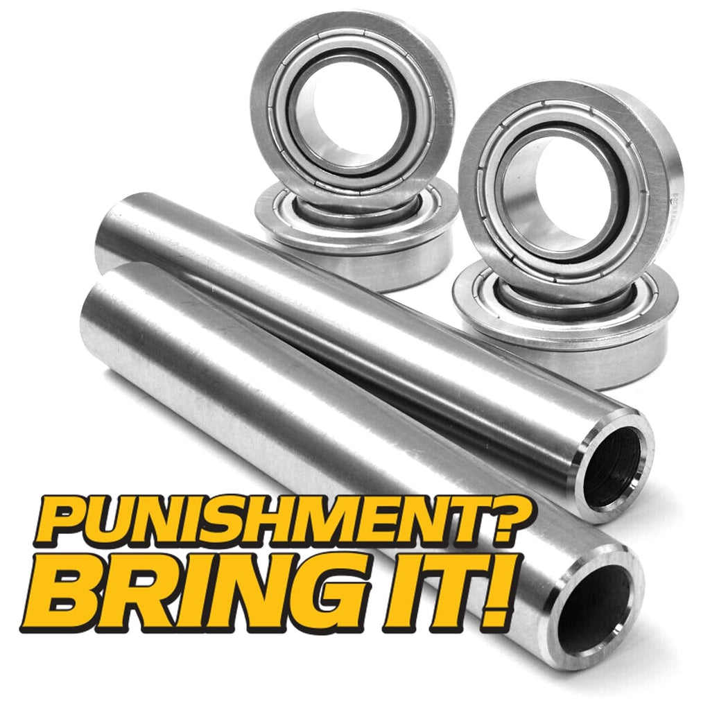 2 Kits Stainless Steel Front Wheel Axle & Bearing Conversion Q922287