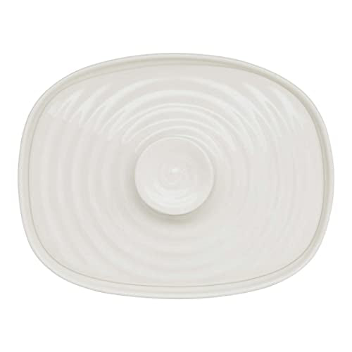 White Porcelain Covered Butter Dish Z3559