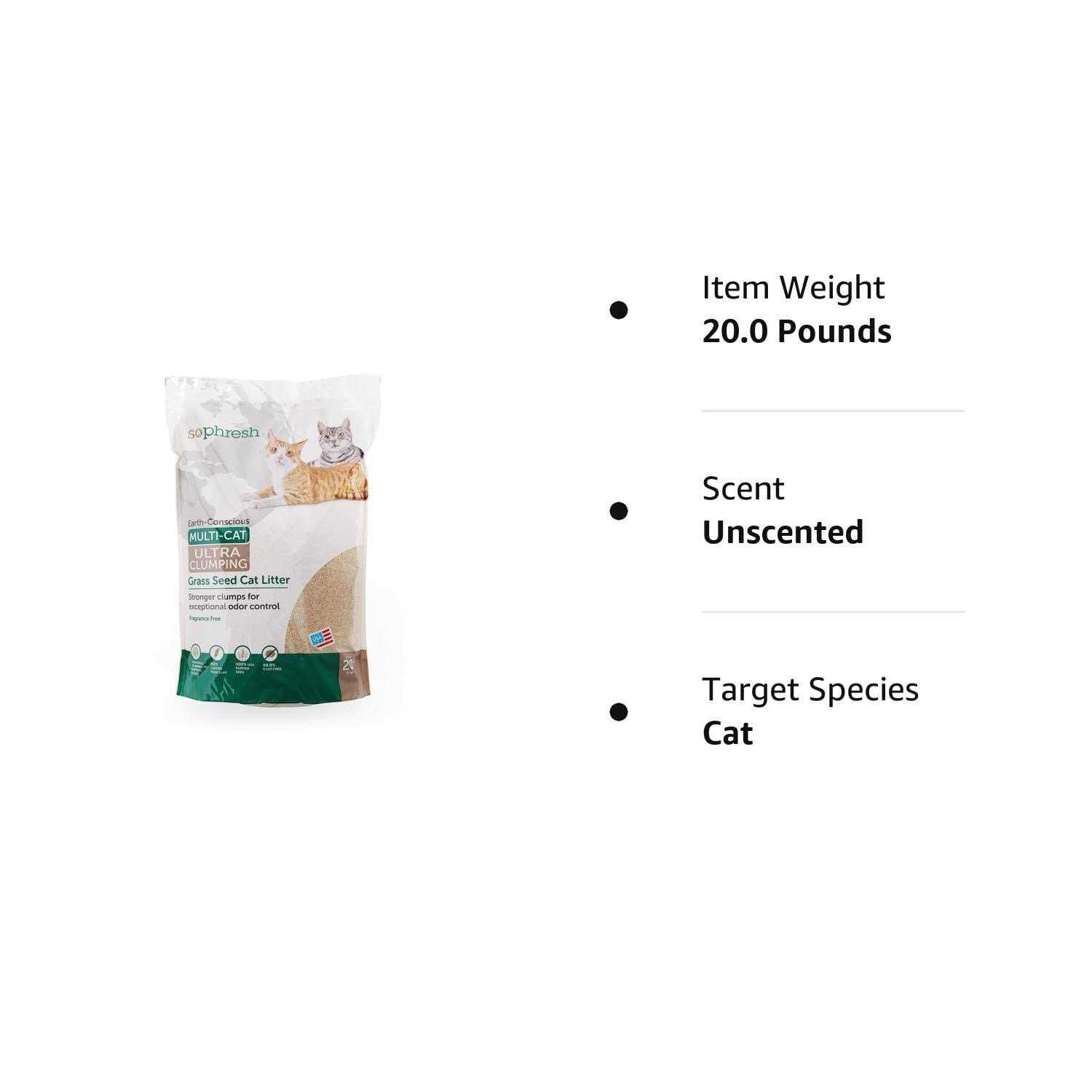 Unscented Grass Seed Cat Litter C55854
