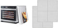 6 Stainless Steel Trays Food Dehydrator with Digital Timer and Temperature Control I511