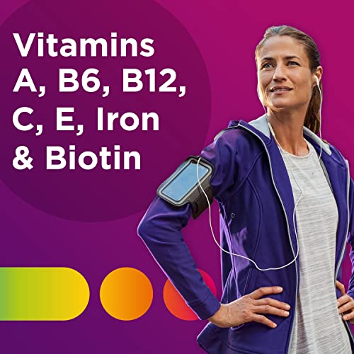 Multivitamin Tablet with Iron, Vitamin D3, B Vitamins, C, E, Gluten Free, Non-GMO - 200 Count I114086