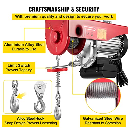 110V Electric Hoist With Wireless Remote Control W434730