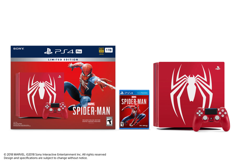 Red 1TB PS4 Pro Bundle L4163