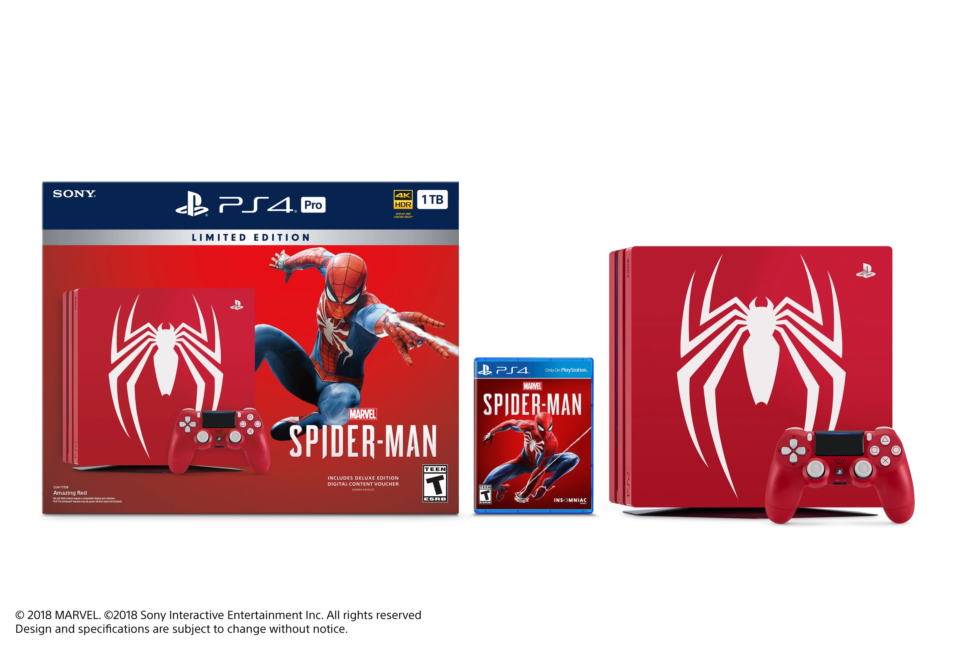 Red 1TB PS4 Pro Bundle L4163