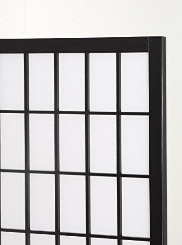 Natural 4 Panel Room Divider O591786