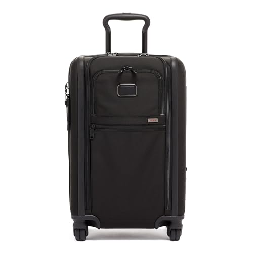 Black Expandable 4 Wheeled Carry-On Suitcase W52802